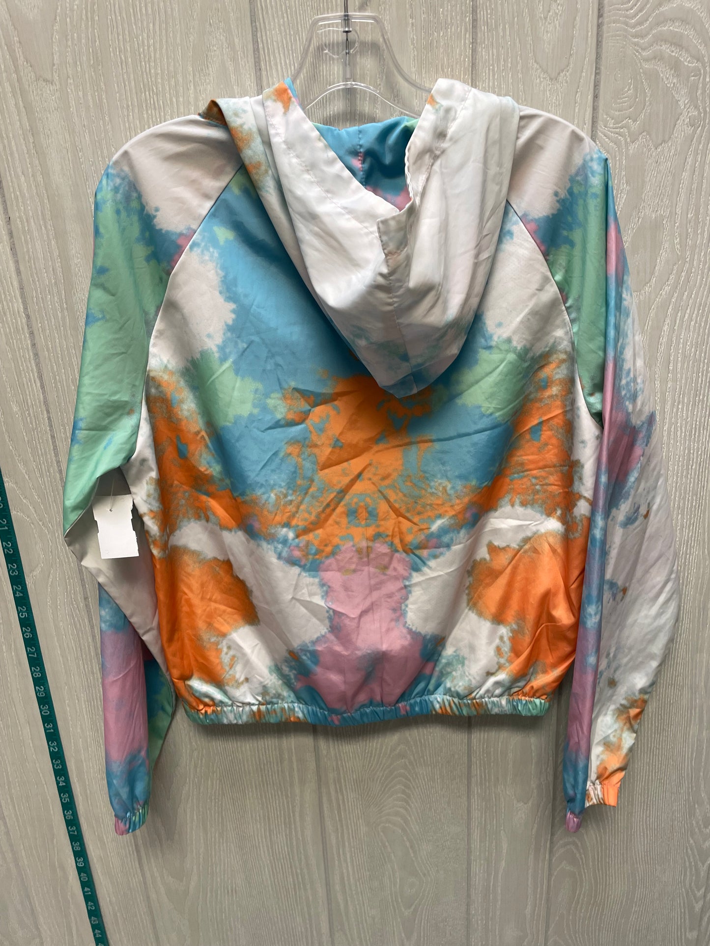 Jacket Windbreaker By TWAIN In Tie Dye Print, Size: M