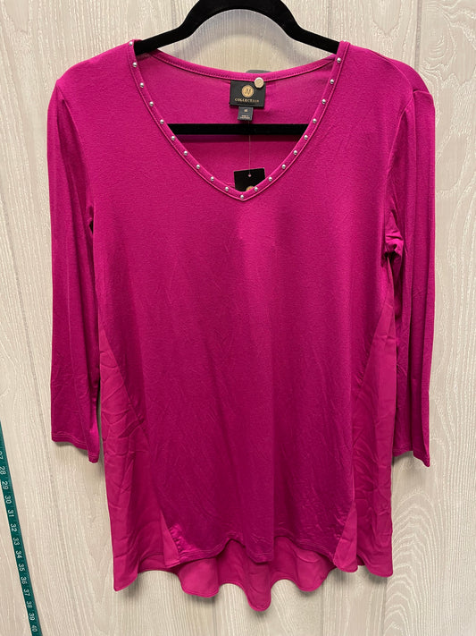 Top Long Sleeve By Collective Concepts In Purple, Size: Xs