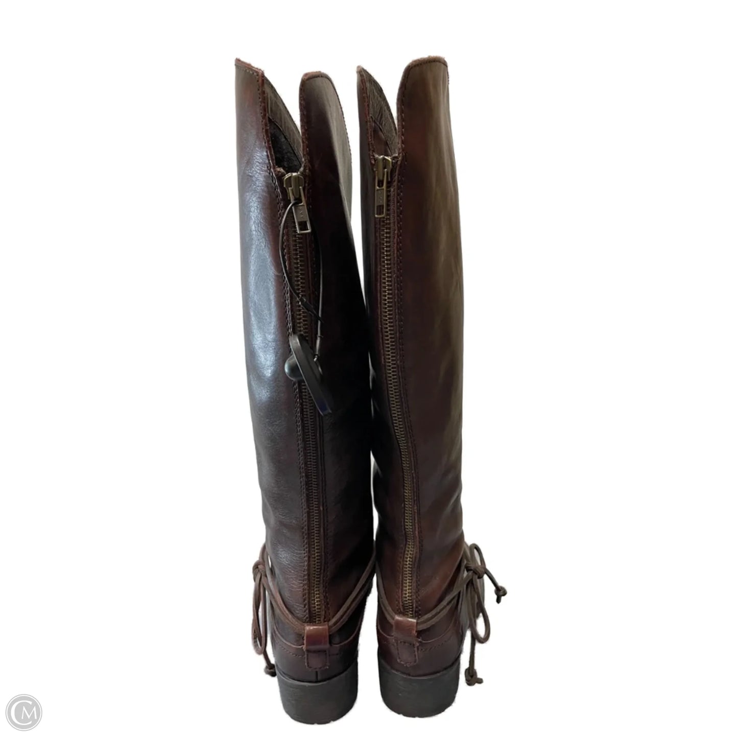 Boots Leather By Born In Brown, Size: 9.5