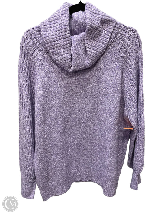 Sweater By Nine West In Purple, Size: Xl