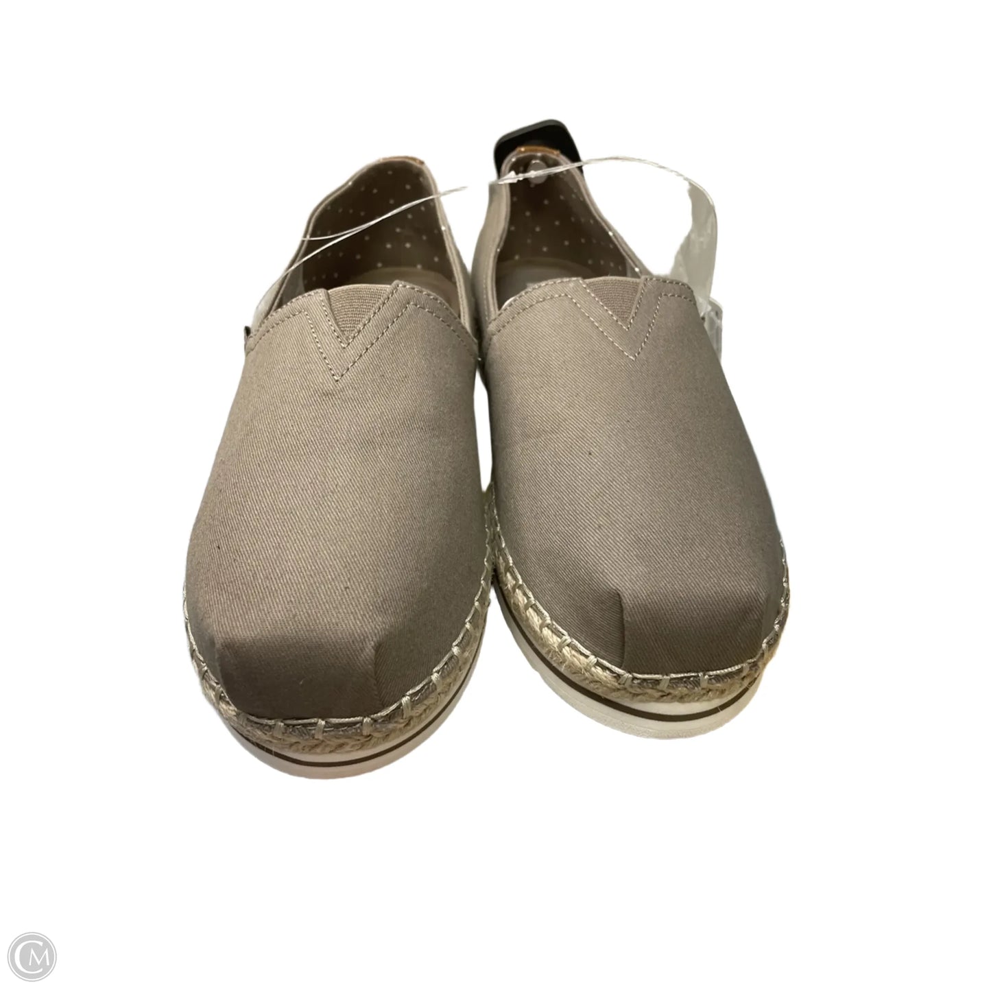 Shoes Flats By Bobs In Grey & Tan, Size: 10