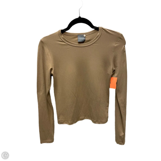 Top Long Sleeve By Clothes Mentor In Brown, Size: S