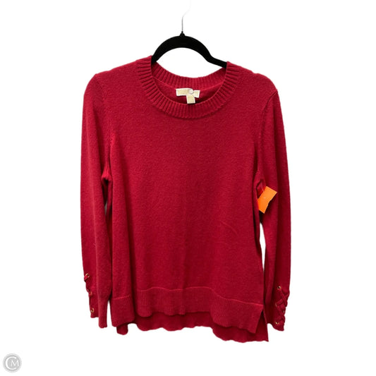 Sweater By Michael By Michael Kors In Red, Size: L