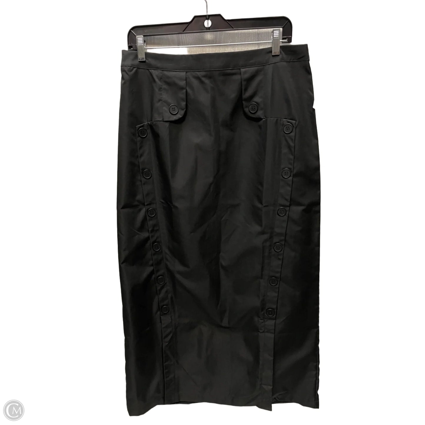 Skirt Maxi By Clothes Mentor In Black, Size: Xl