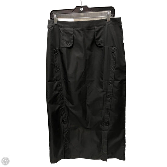 Skirt Maxi By Clothes Mentor In Black, Size: Xl