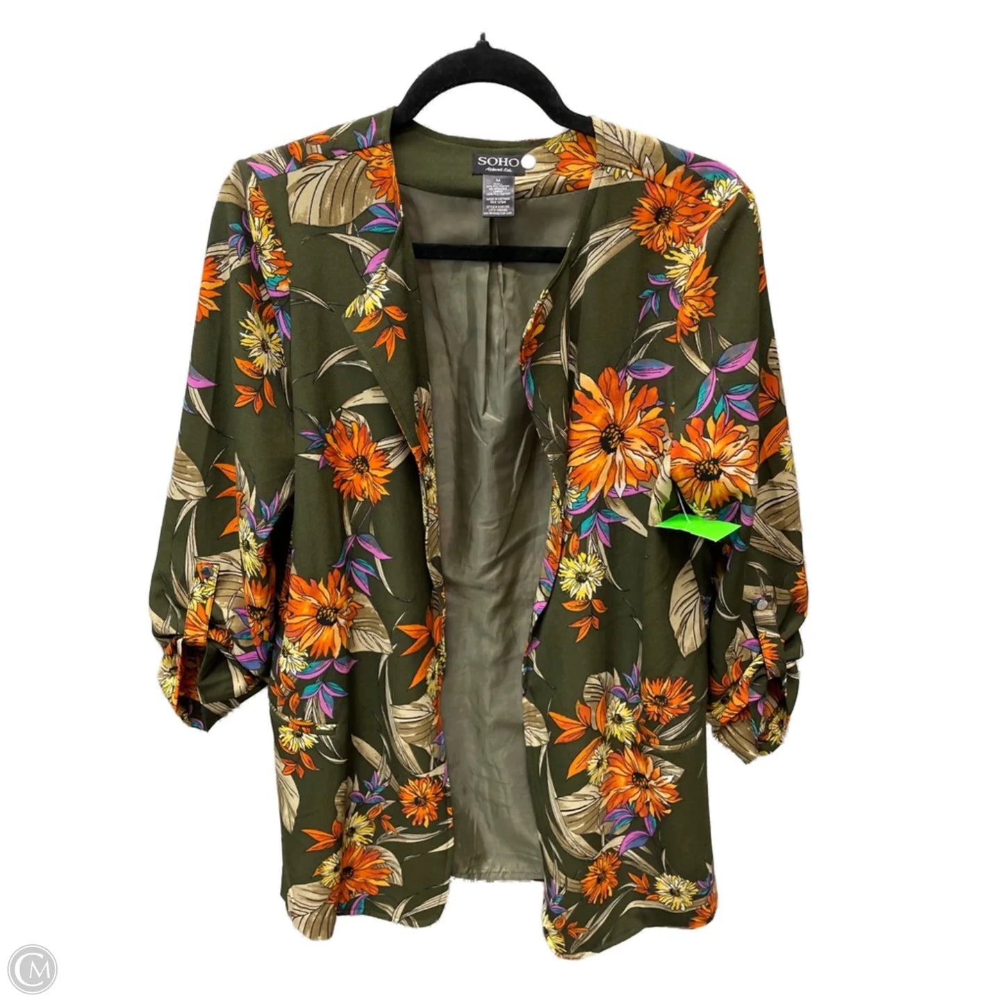 Jacket Other By Soho Design Group In Green, Size: M