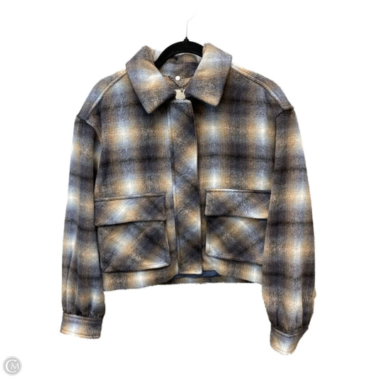 Jacket Other By Lucky Brand In Blue & Grey, Size: S