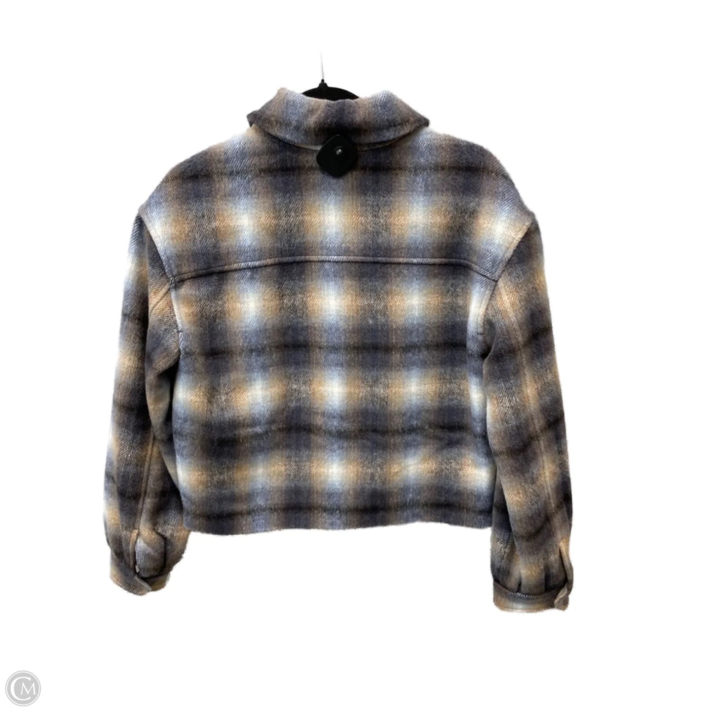Jacket Other By Lucky Brand In Blue & Grey, Size: S