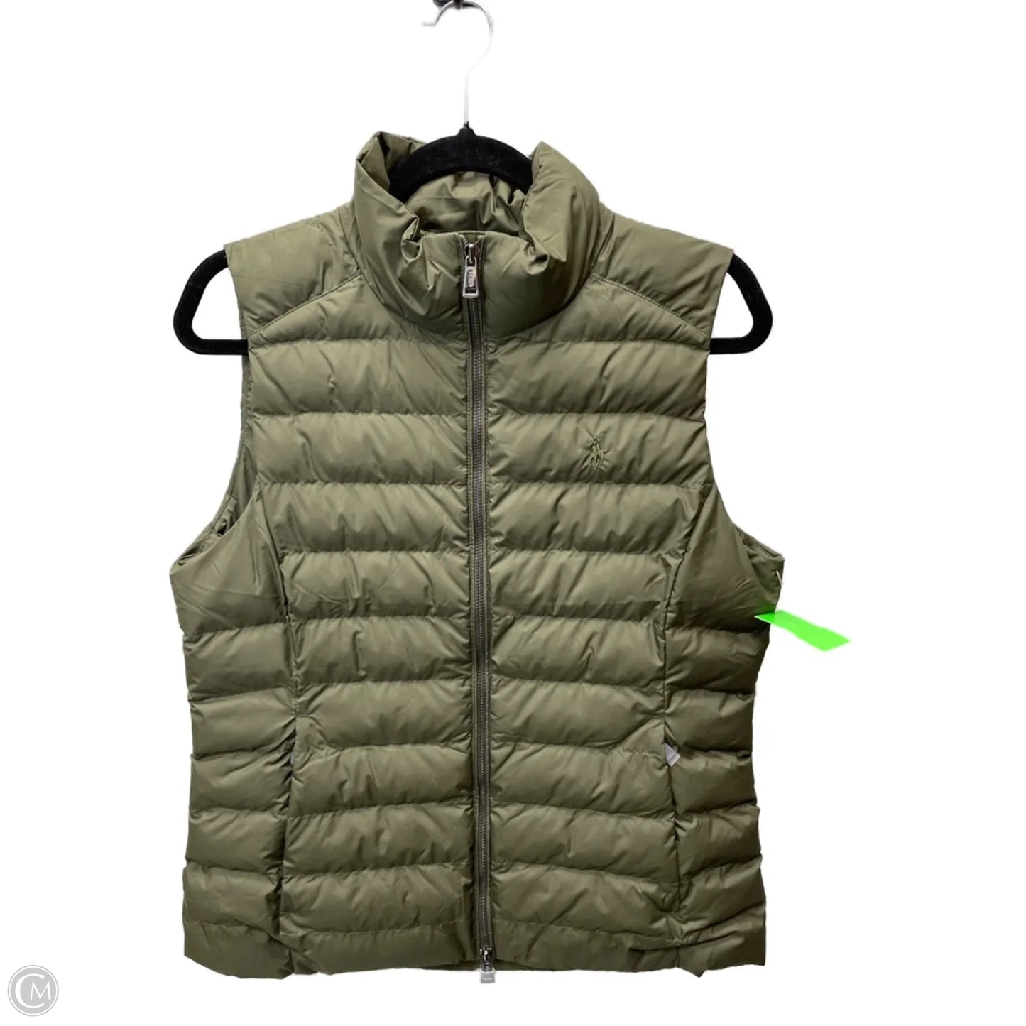 Vest Puffer & Quilted By Polo Ralph Lauren In Green, Size: M