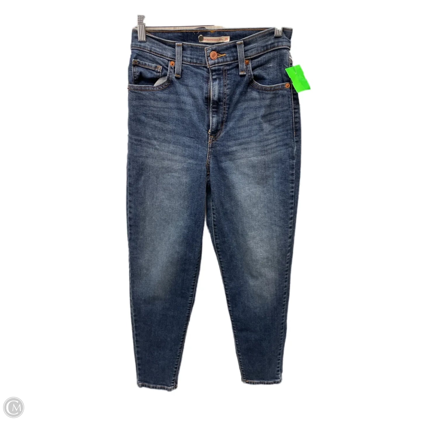 Jeans Skinny By Levis In Blue Denim, Size: 2