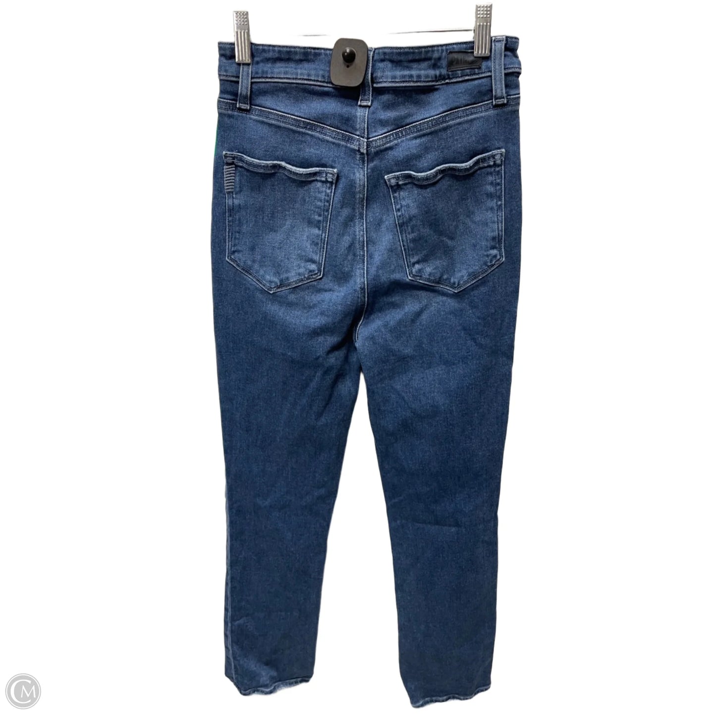 Jeans Straight By Paige In Blue Denim, Size: 4
