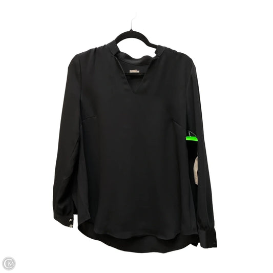 Top Long Sleeve By Chicos In Black, Size: M