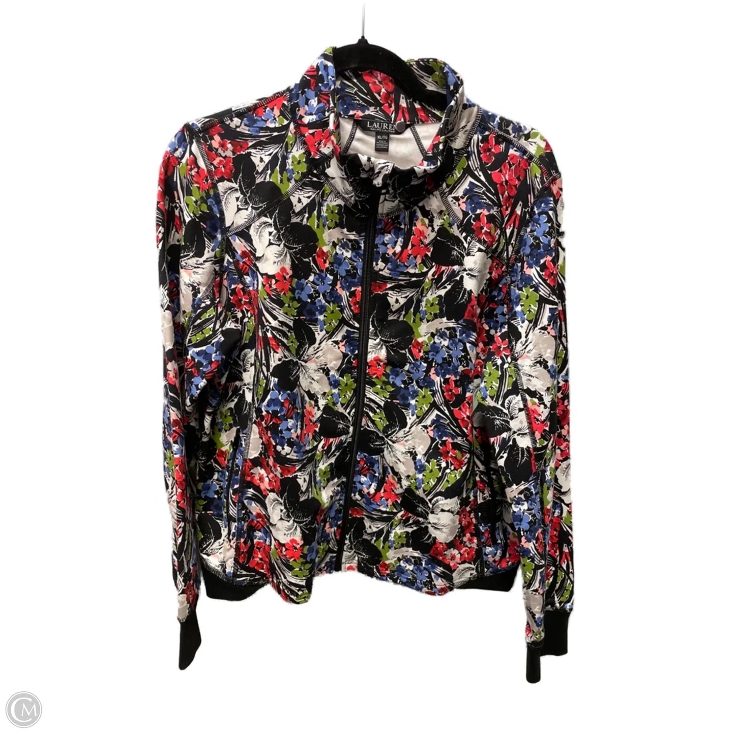 Jacket Other By Lauren By Ralph Lauren In Floral Print, Size: Xl