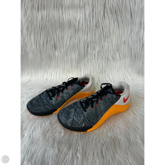 Shoes Athletic By Nike In Grey & Yellow, Size: 9.5
