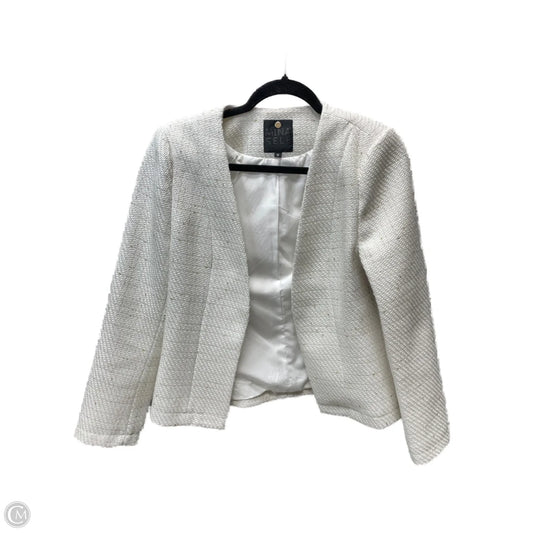 Blazer By Clothes Mentor In Cream, Size: M
