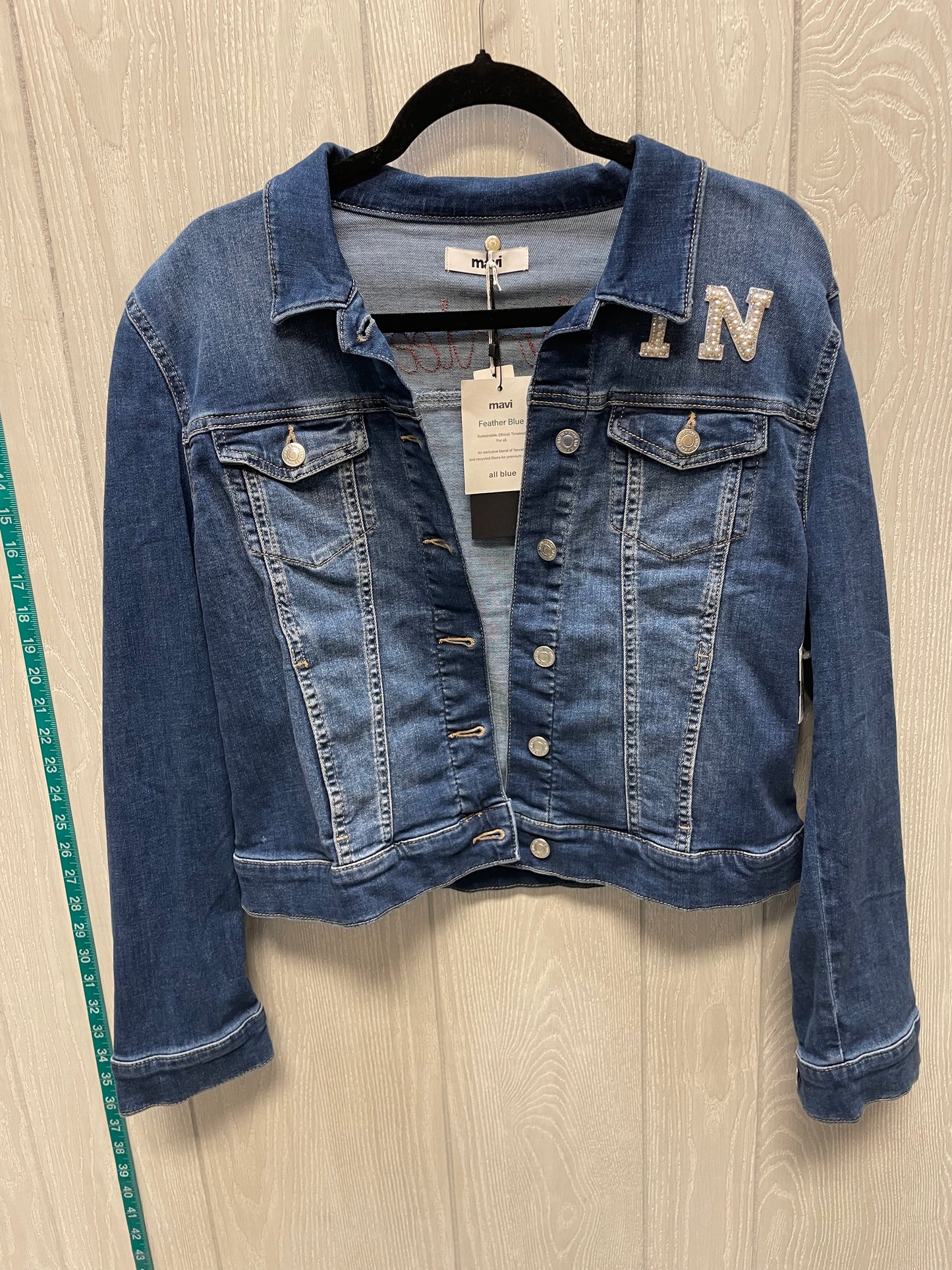 Jacket Denim By Mavi In Blue, Size: Xl