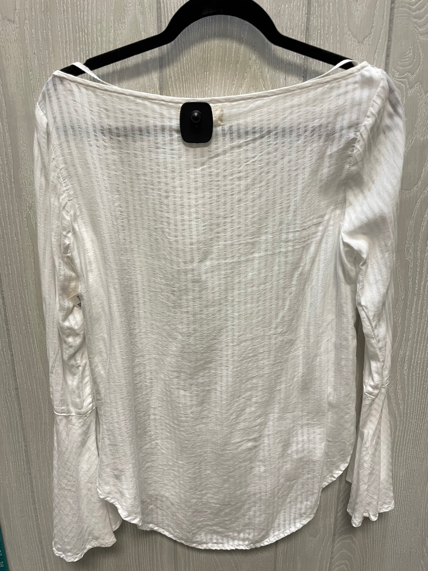 Blouse Long Sleeve By Cloth & Stone In White, Size: S