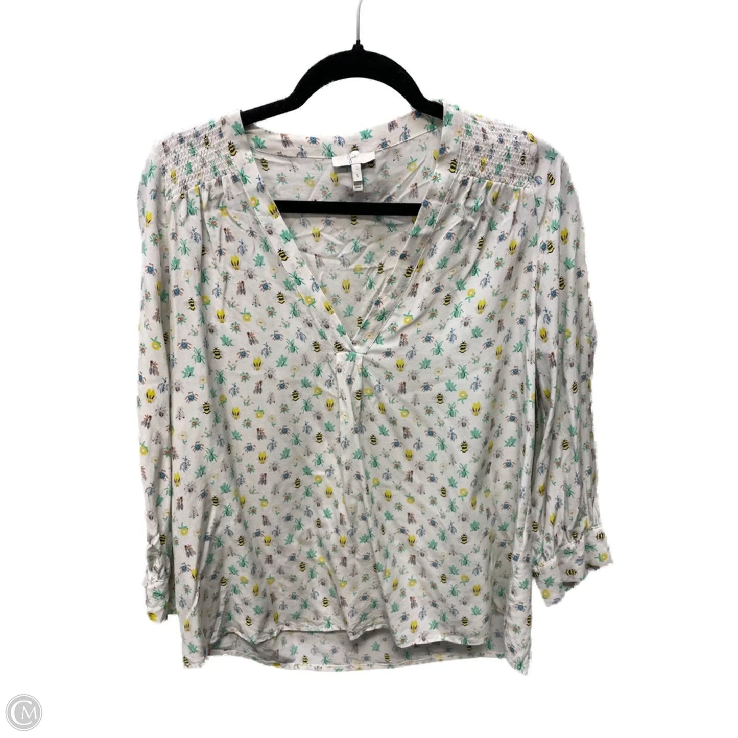 Top Long Sleeve By Joie In Multi-colored, Size: S