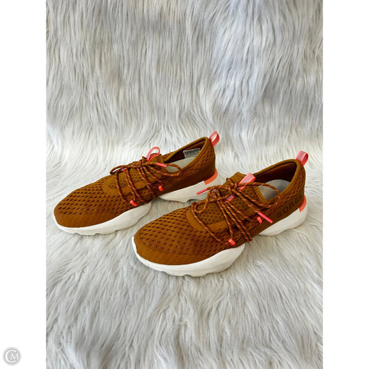 Shoes Athletic By Sorel In Brown & Pink, Size: 10.5