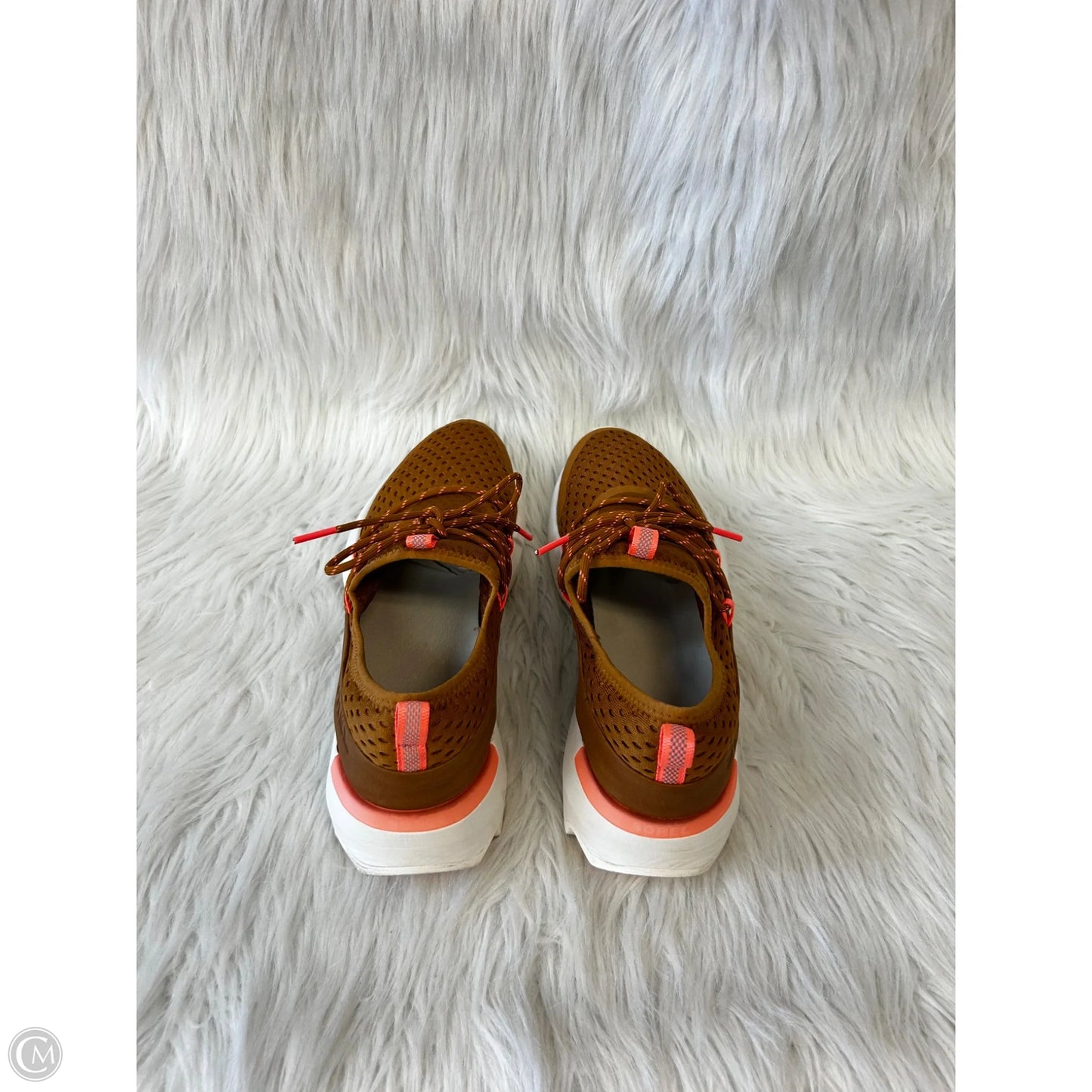 Shoes Athletic By Sorel In Brown & Pink, Size: 10.5