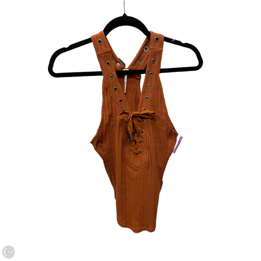 Top Sleeveless By Free People In Brown, Size: S