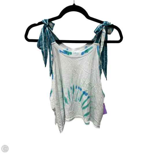 Top Sleeveless By Free People In Blue & Green, Size: M