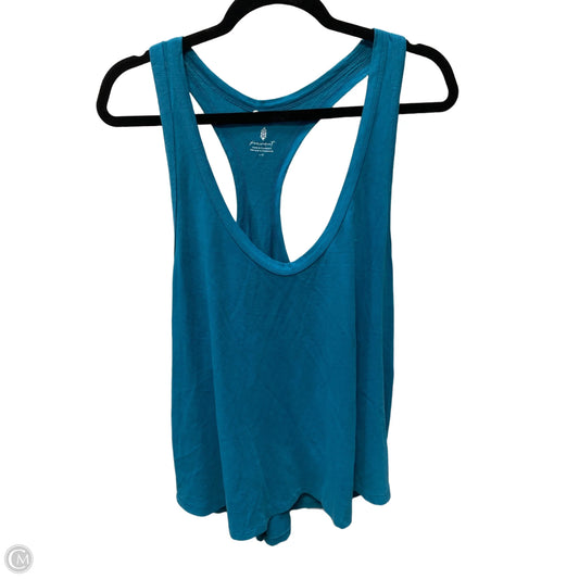 Athletic Tank Top By Free People In Teal, Size: L