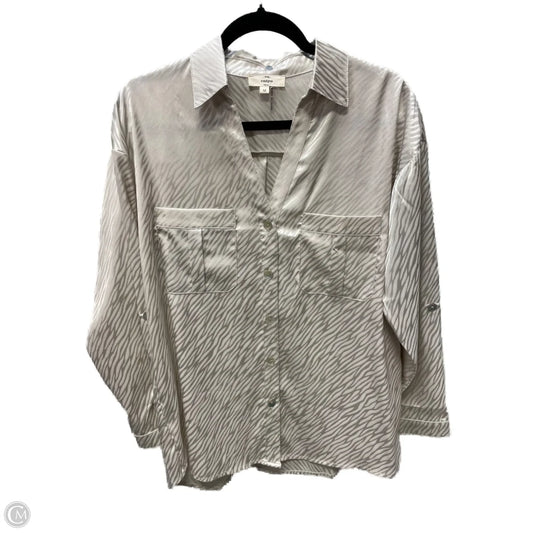 Top Long Sleeve By Entro In Tan, Size: M