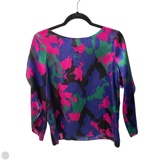 Top Long Sleeve By Talbots In Multi-colored, Size: Mp