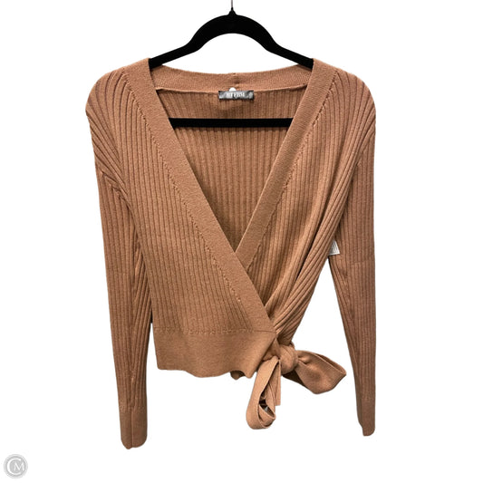 Top Long Sleeve By btfbm In Brown, Size: S