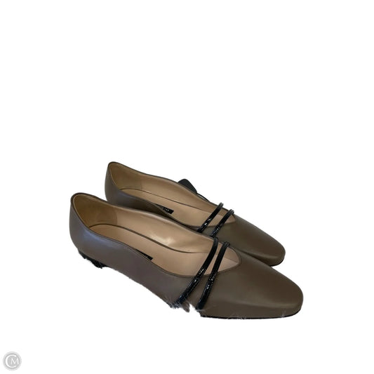 Shoes Designer By Lafayette 148 In Brown, Size: 9
