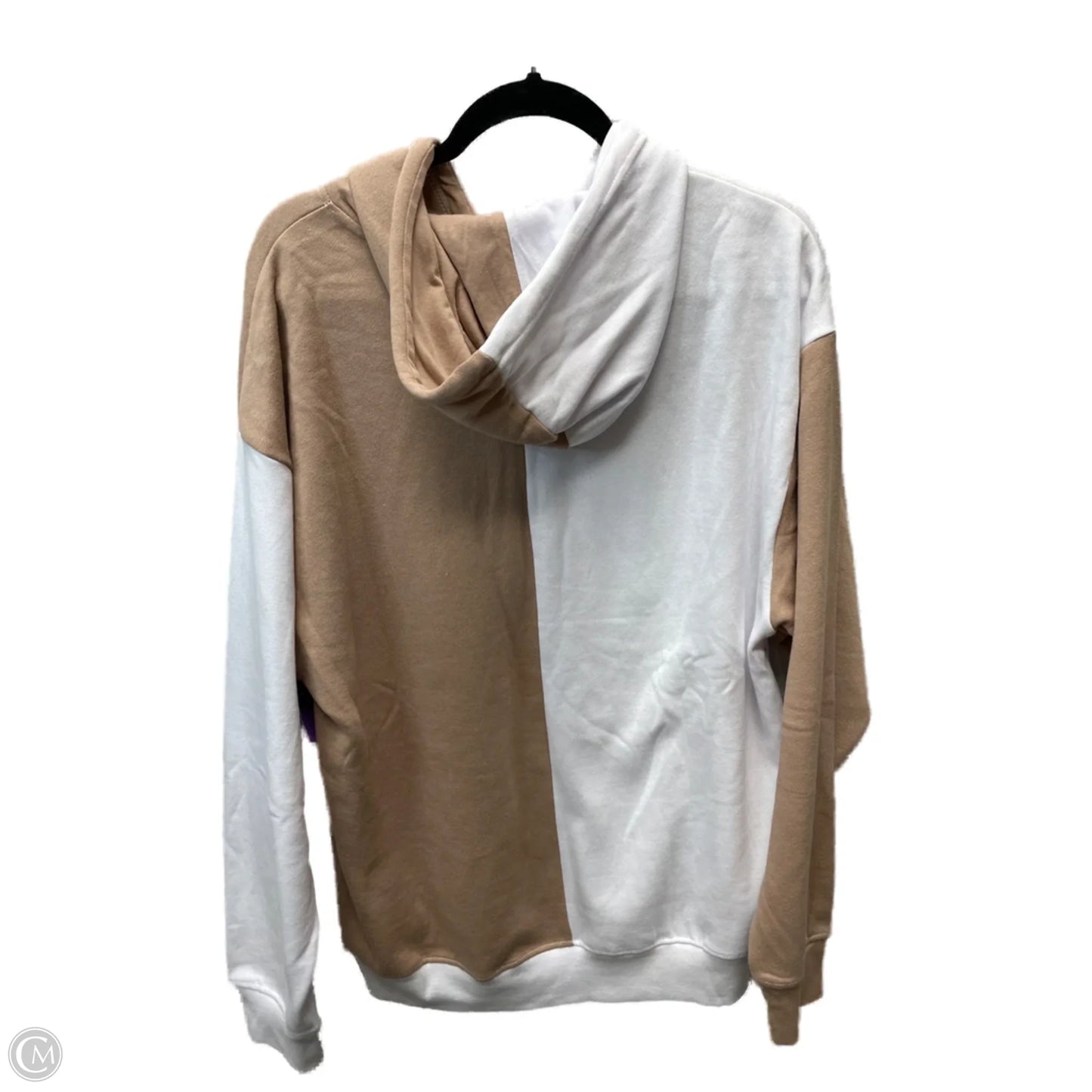 Sweatshirt Hoodie By aaliyah -  In Brown & White, Size: Xl