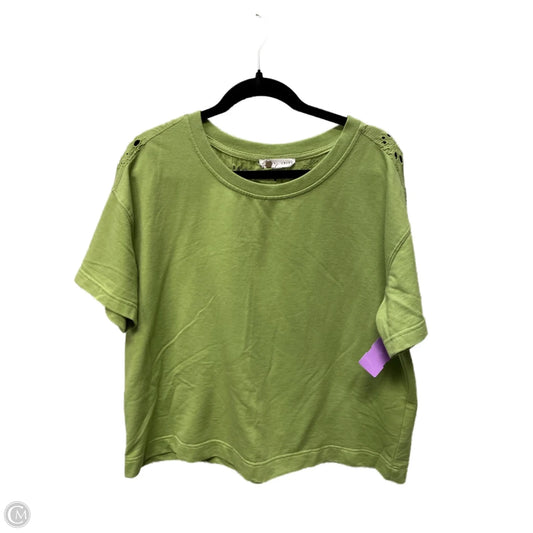 Top Short Sleeve By Jane And Delancey In Green, Size: L