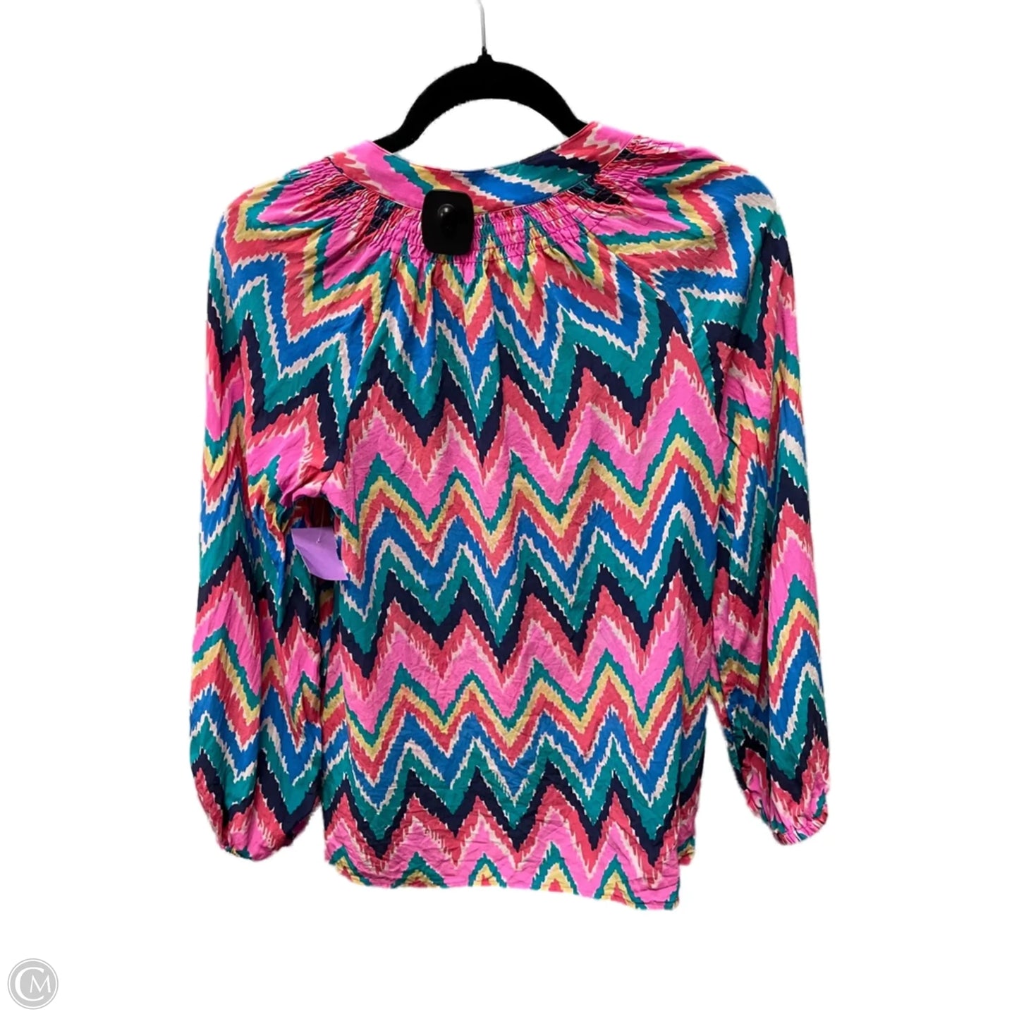 Top Long Sleeve Designer By Lilly Pulitzer In Multi-colored, Size: S