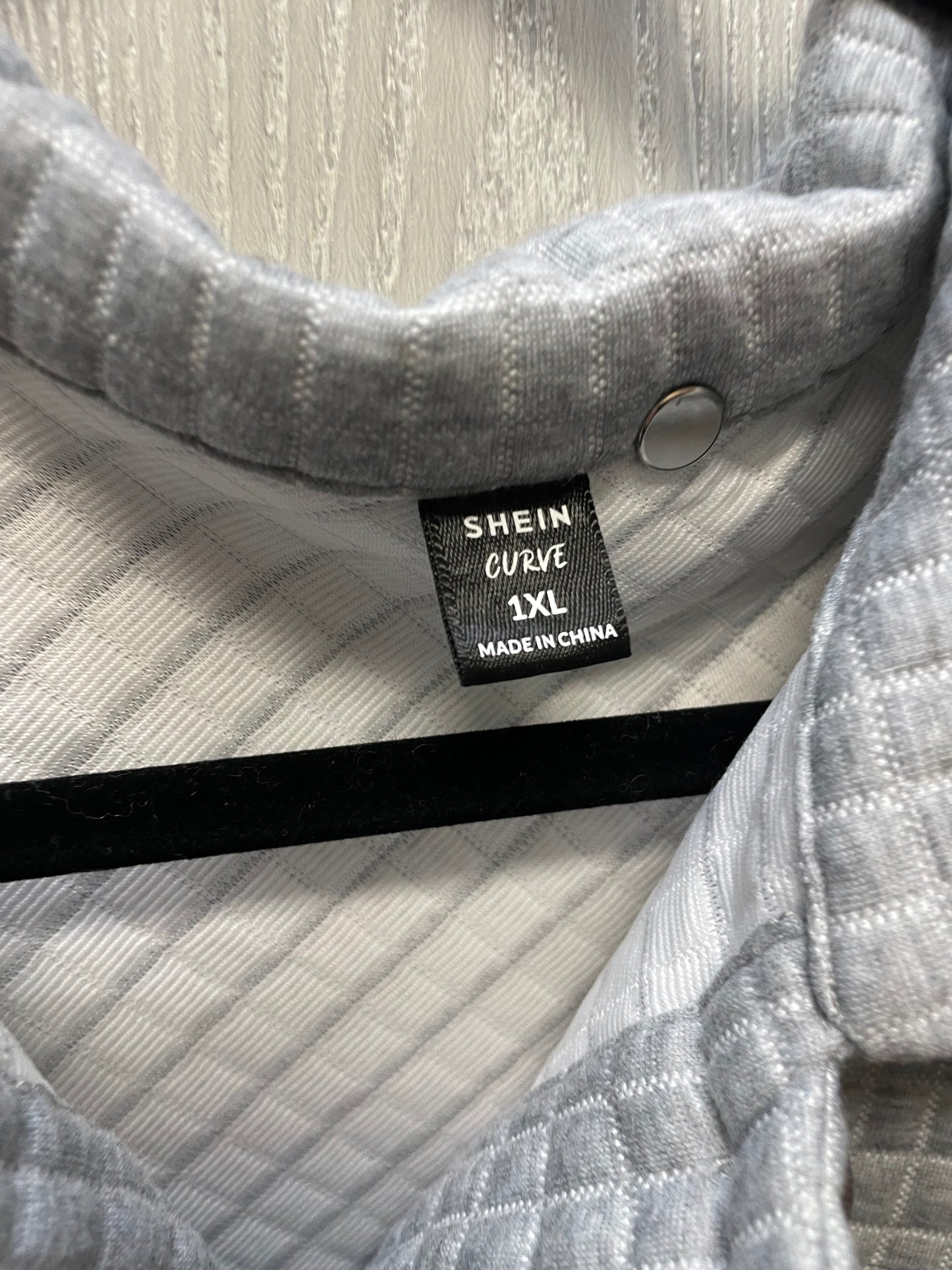 Jacket Other By Shein In Grey, Size: 1x