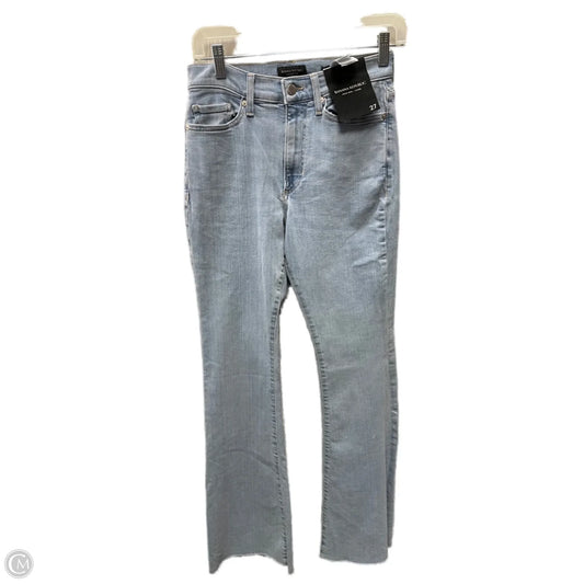 Jeans Flared By Banana Republic In Blue Denim, Size: 4