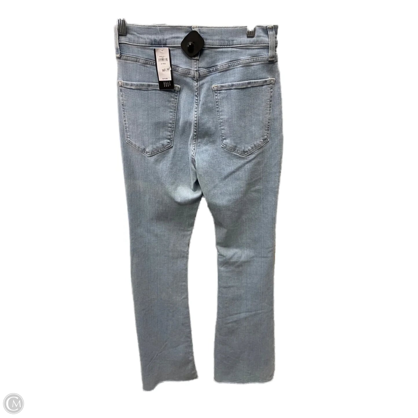 Jeans Flared By Banana Republic In Blue Denim, Size: 4
