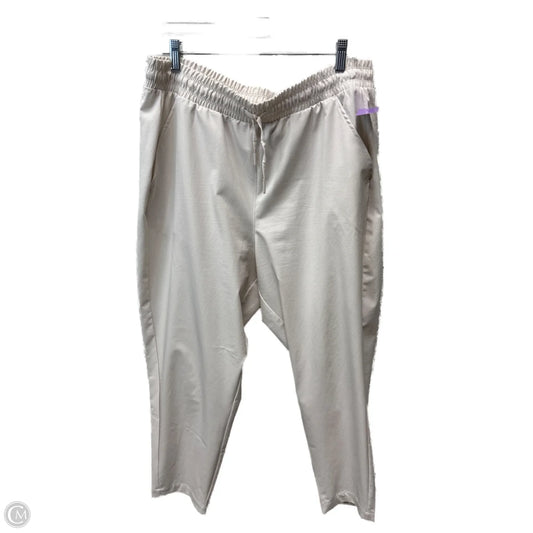 Athletic Pants By All In Motion In Cream, Size: Xl