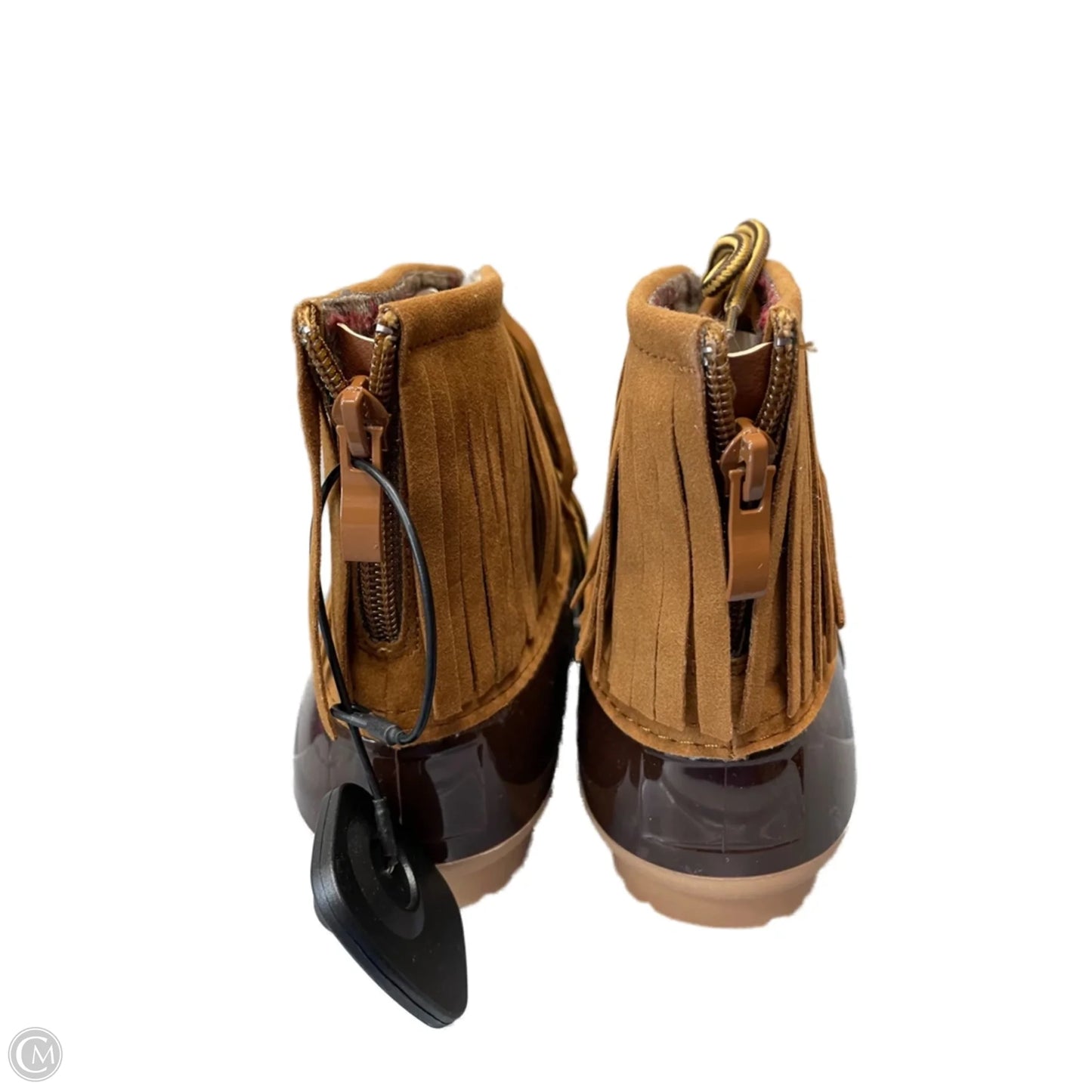 Boots Hiking By Clothes Mentor In Brown, Size: 9