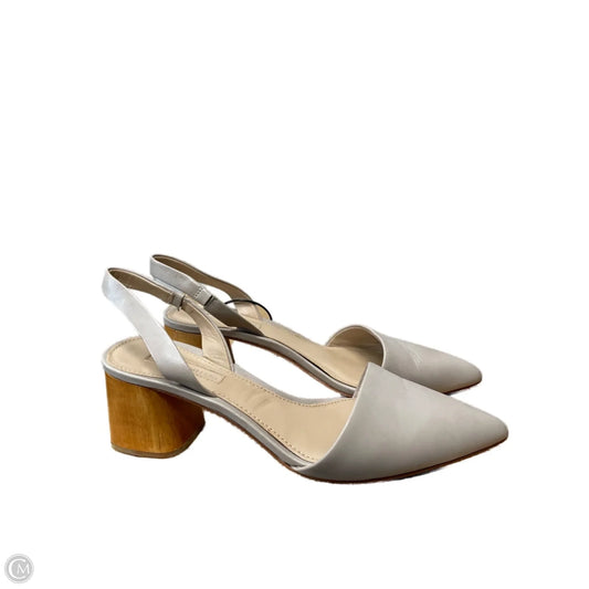 Shoes Heels Block By Antonio Melani In Grey & Tan, Size: 8