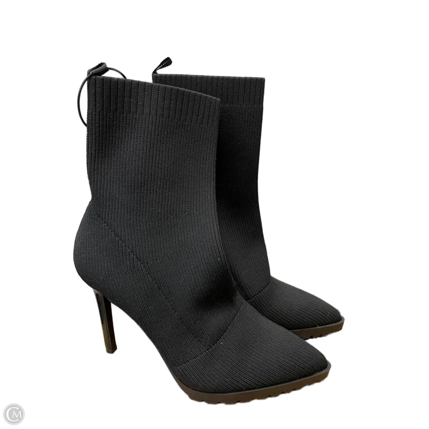 Boots Mid-calf Heels By Mix No 6 In Black, Size: 7