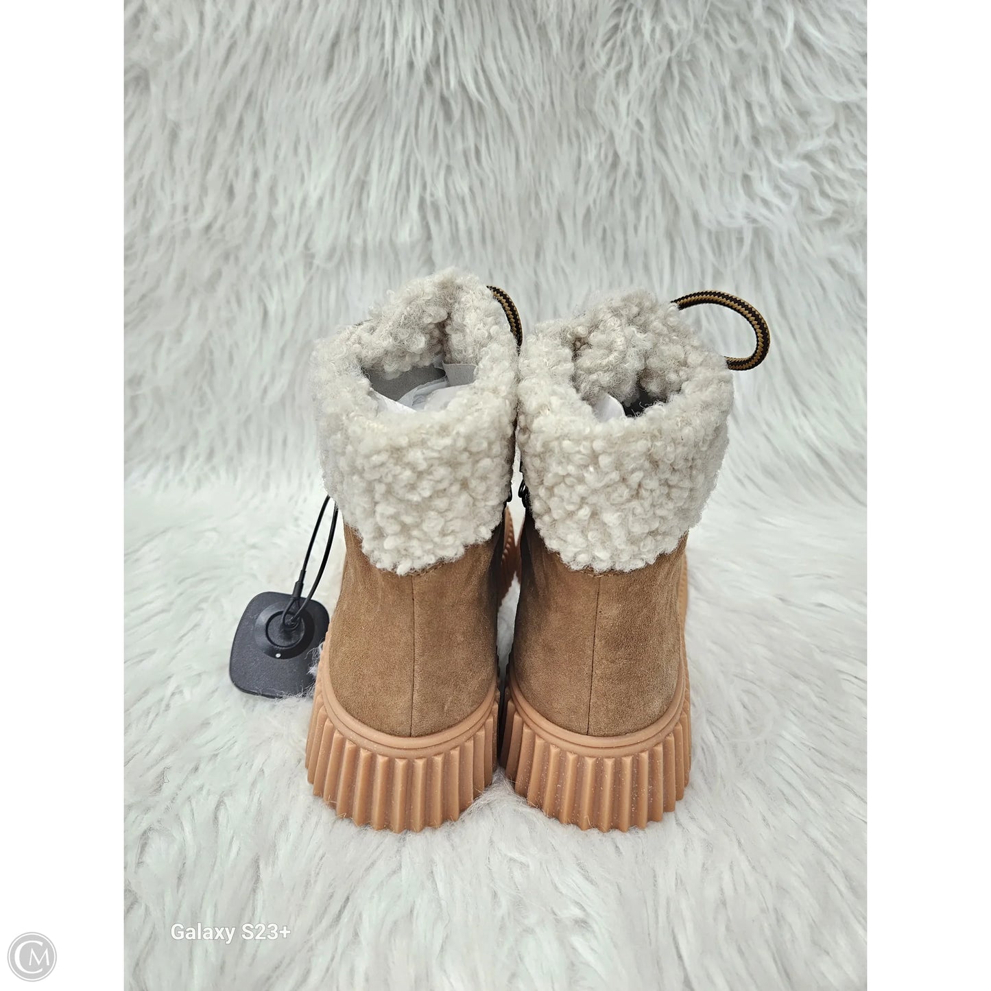 Boots Snow By Clothes Mentor In Brown, Size: 6.5