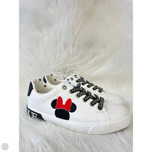 Shoes Flats By Clothes Mentor In Black & White, Size: 7