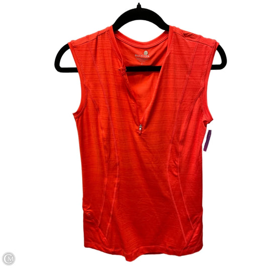 Athletic Top Short Sleeve By Athleta In Orange, Size: S