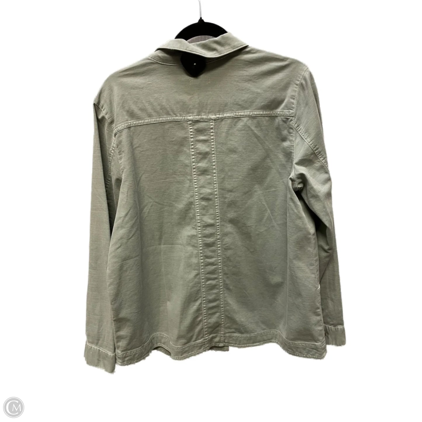Jacket Shirt By J. Jill In Green, Size: M