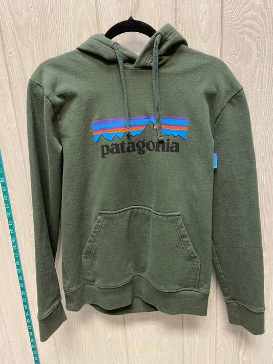 Sweatshirt Hoodie By Clothes Mentor In Green, Size: S