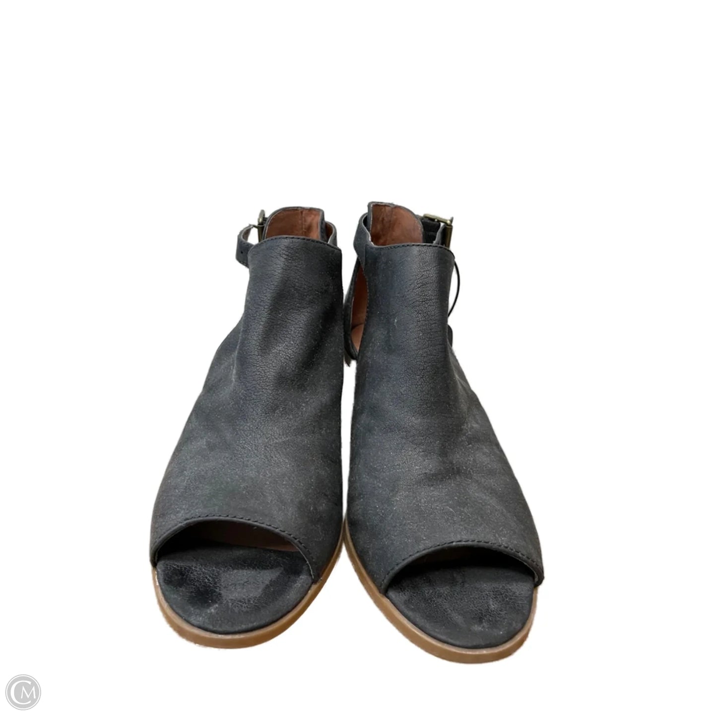 Shoes Heels Block By Lucky Brand In Black & Brown, Size: 8