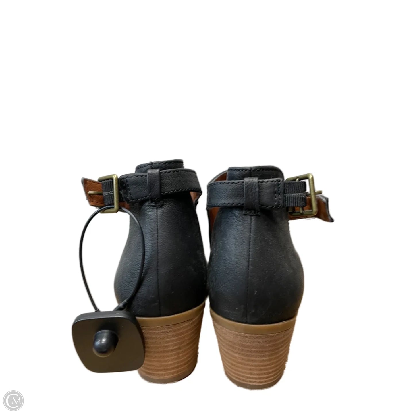 Shoes Heels Block By Lucky Brand In Black & Brown, Size: 8