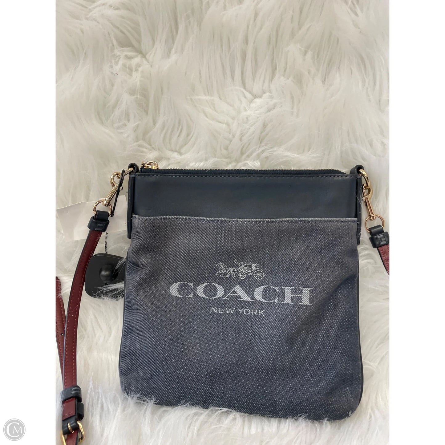 Crossbody Designer By Coach, Size: Small