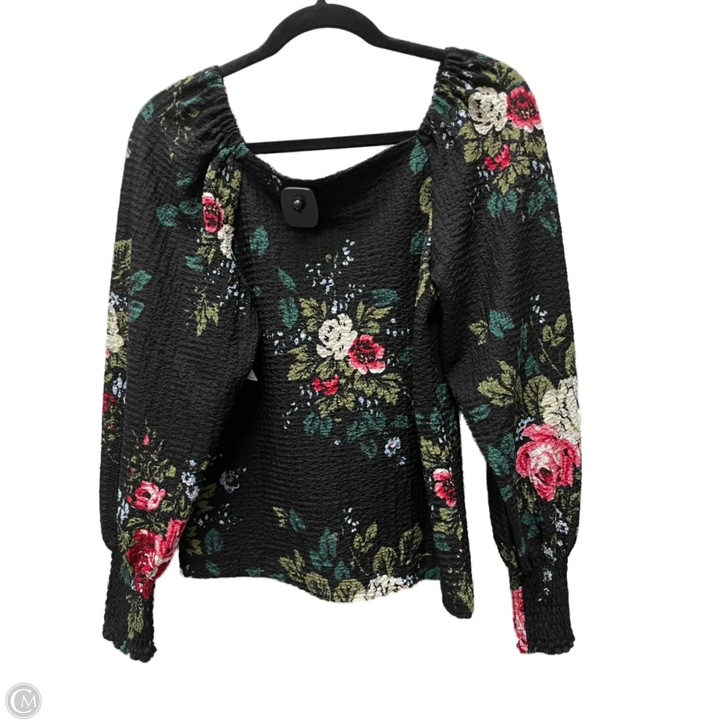 Top Long Sleeve By Loft In Floral Print, Size: S